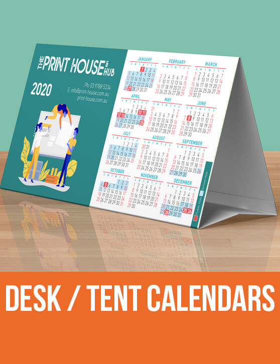 Calendars ( desk / tent cards ) The Print House